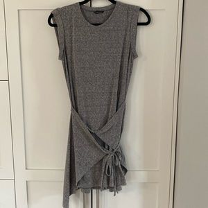 Club Monaco Jersey Knit Wrap Style Midi Length Dress